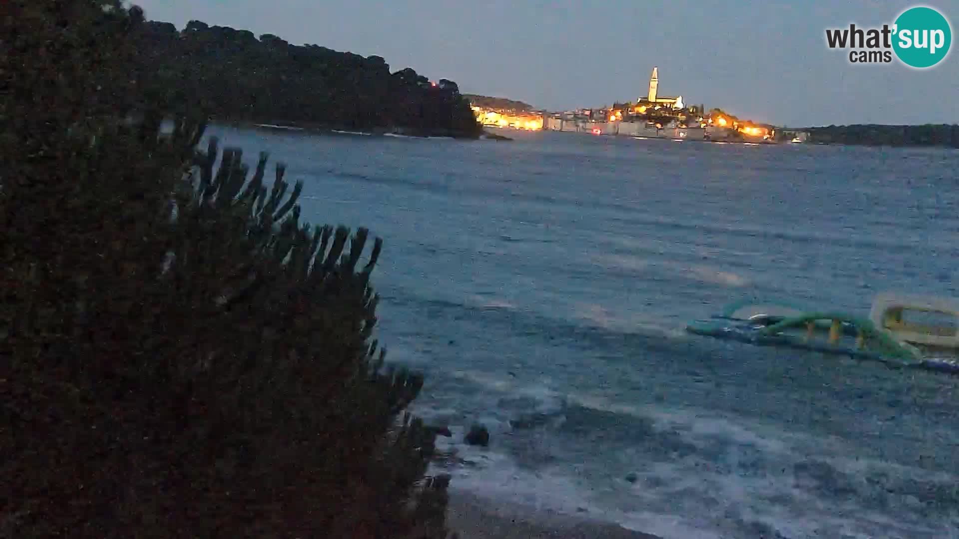 Webcam Spiaggia Borik a Rovigno – Istria