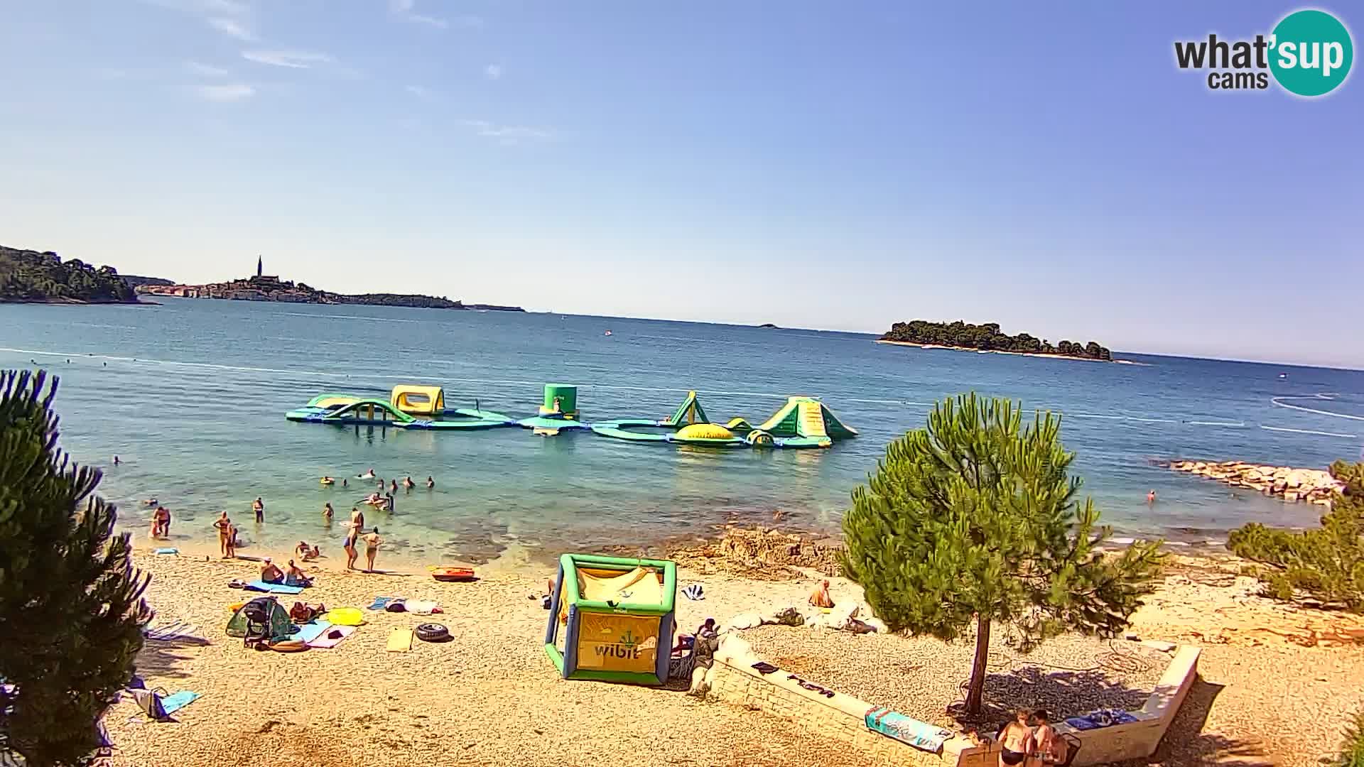 Web kamera Borik plaža Rovinj – Istra