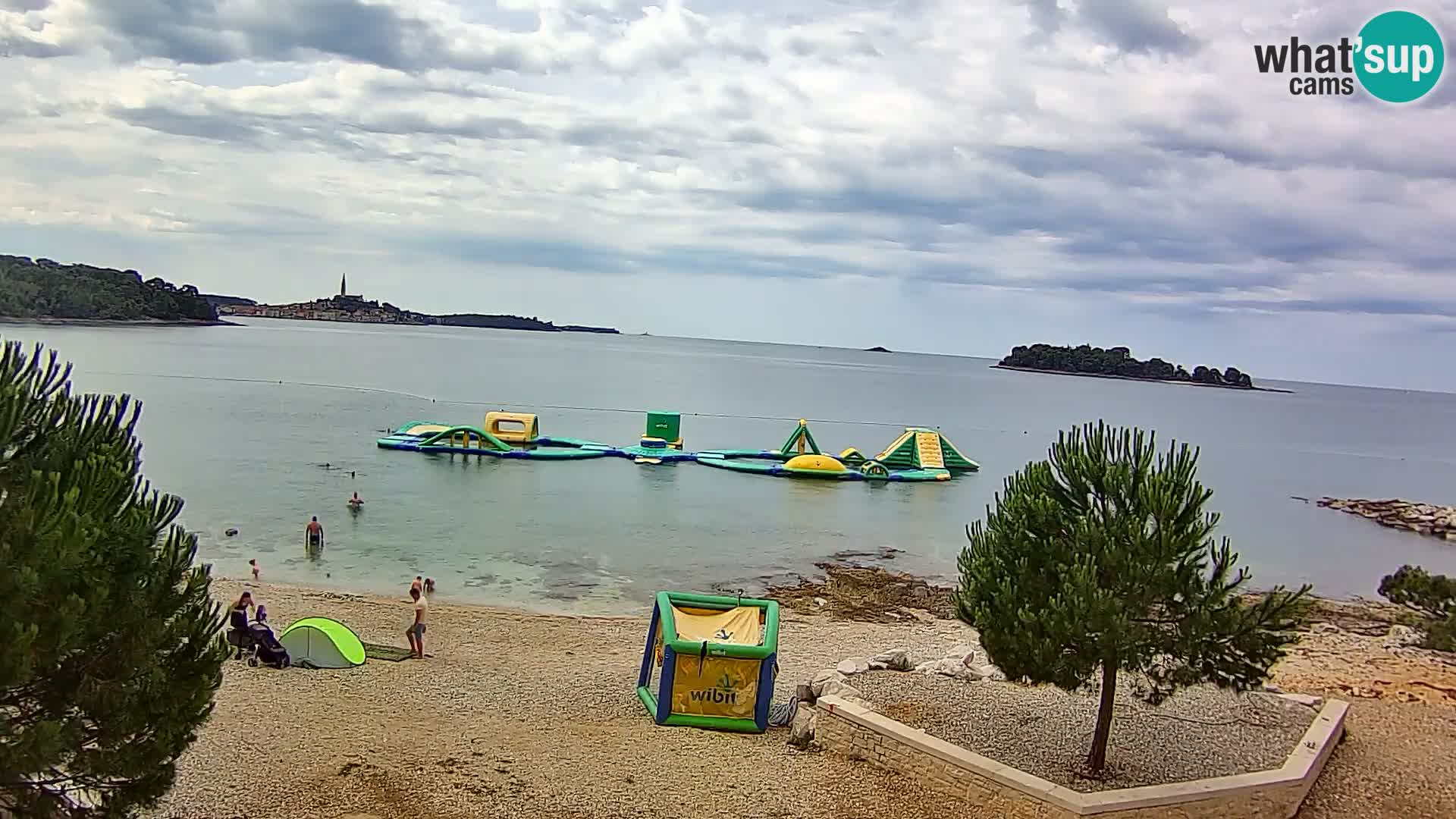 Camera en vivo Borik playa Rovinj – Istria