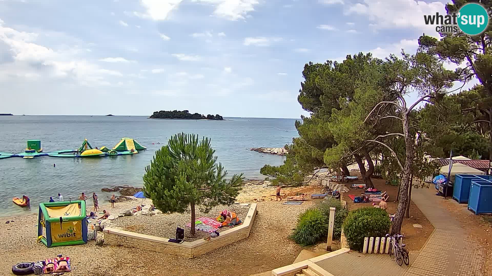Camera en vivo Borik playa Rovinj – Istria