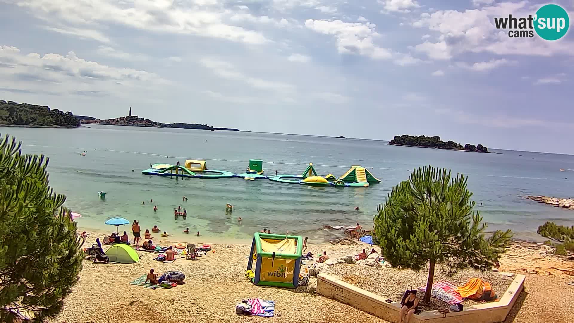 Camera en vivo Borik playa Rovinj – Istria