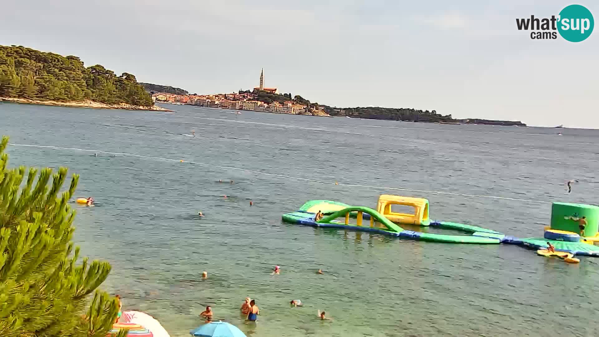Spletna kamera plaža Borik Rovinj