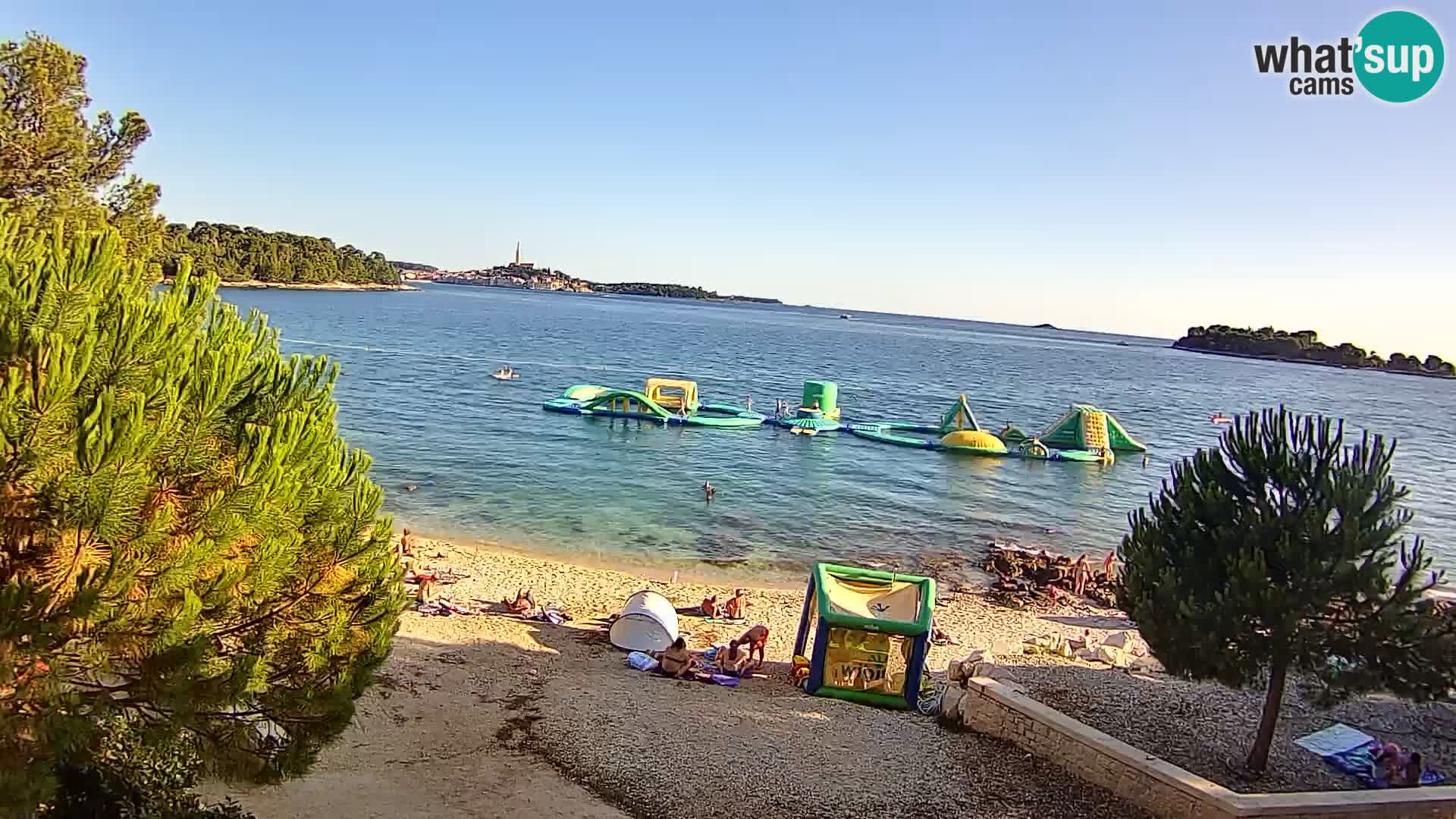 Spletna kamera plaža Borik Rovinj