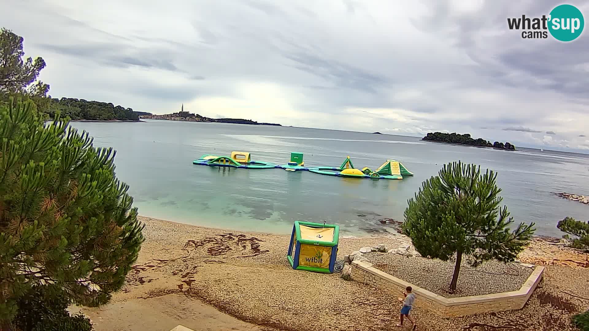 Webcam Spiaggia Borik a Rovigno – Istria