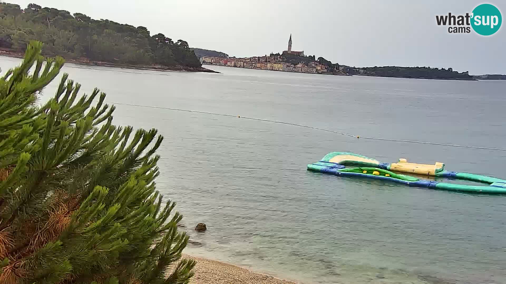 Webcam Spiaggia Borik a Rovigno – Istria