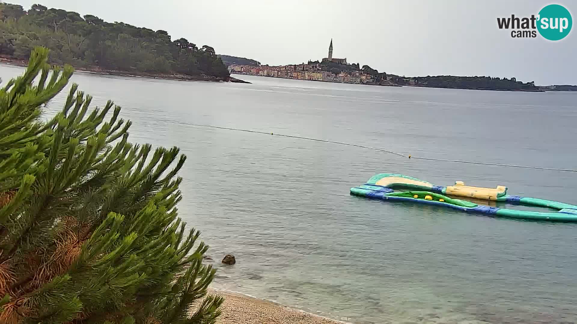 Spletna kamera plaža Borik Rovinj