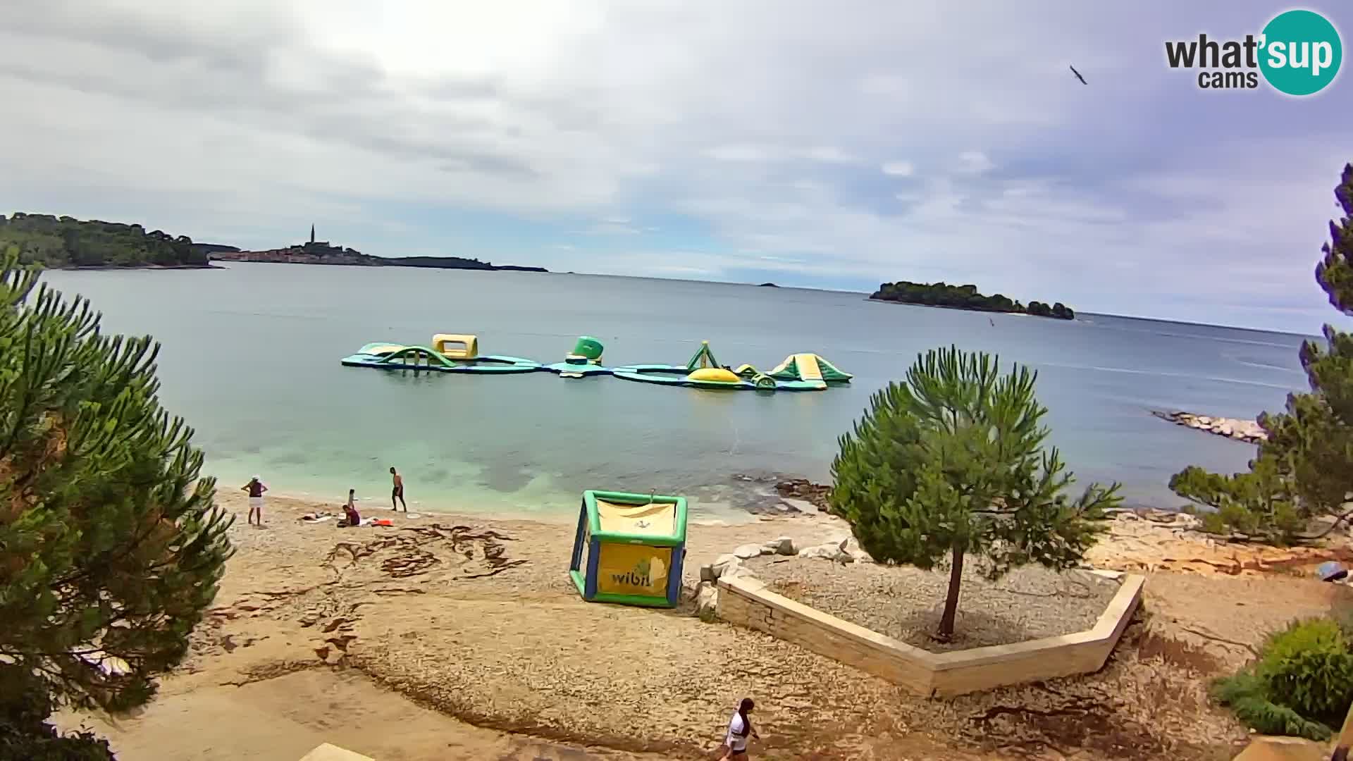 Webcam Spiaggia Borik a Rovigno – Istria