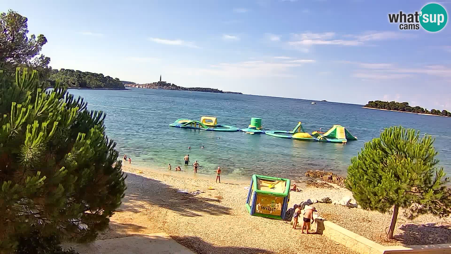 Webcam Spiaggia Borik a Rovigno – Istria
