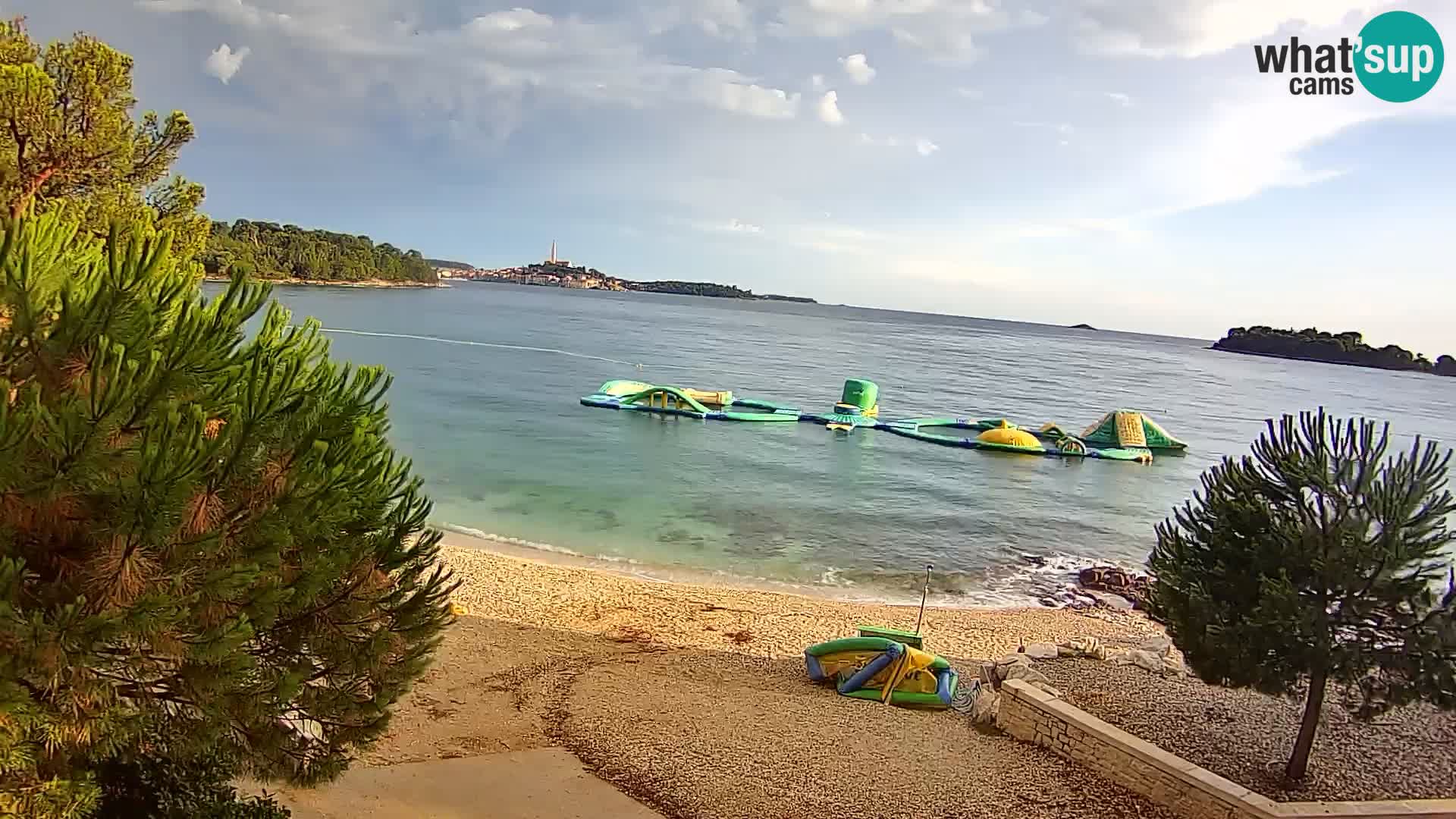 Webcam Spiaggia Borik a Rovigno – Istria