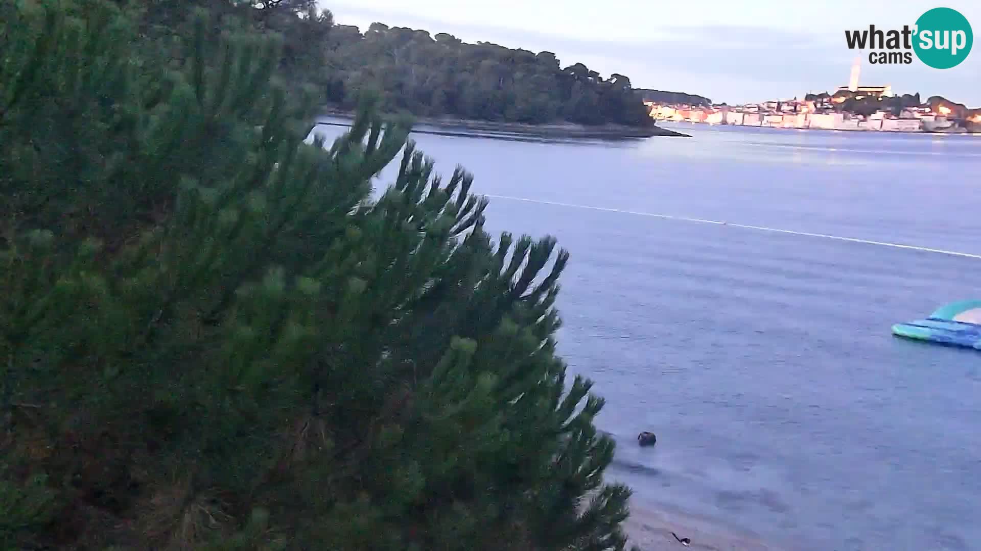 Webcam Spiaggia Borik a Rovigno – Istria