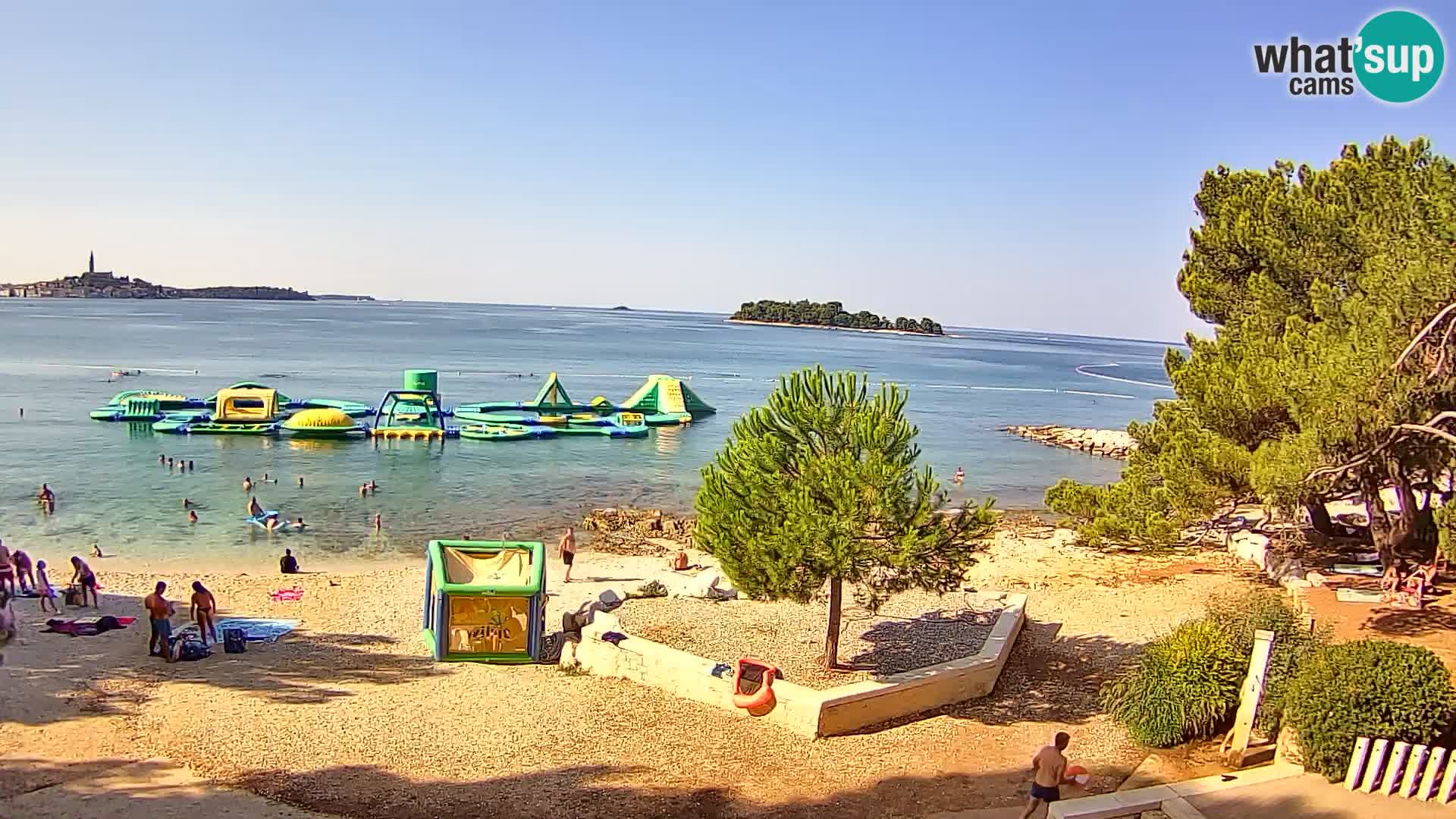 Web kamera Borik plaža Rovinj – Istra