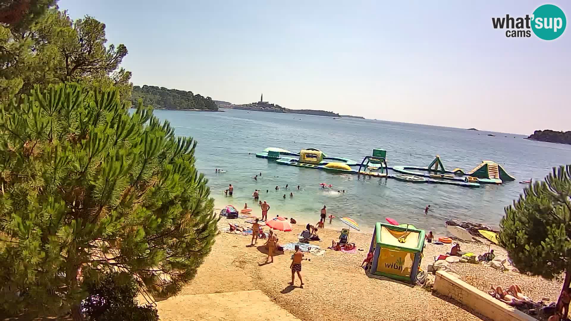 Camera en vivo Borik playa Rovinj – Istria