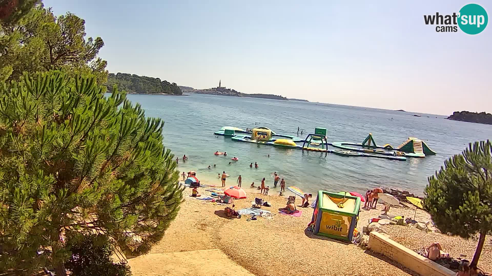 Web kamera Borik plaža Rovinj – Istra