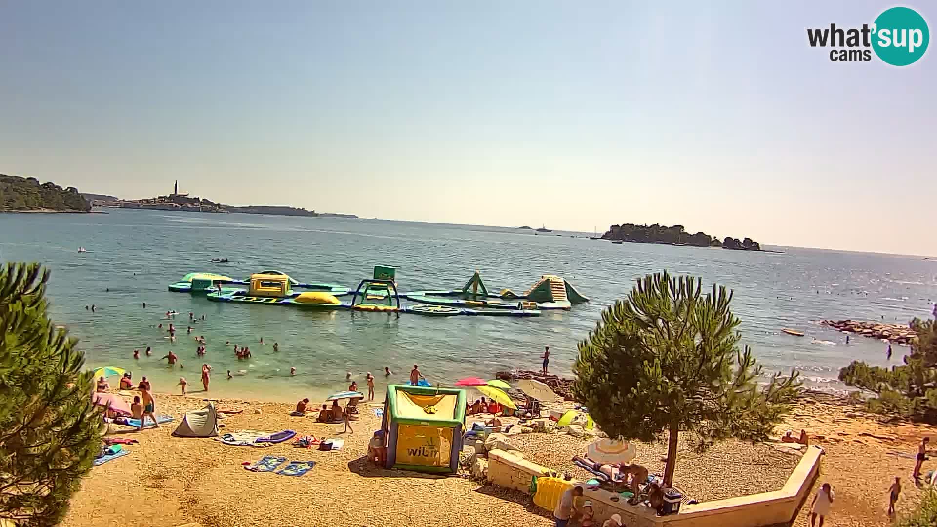 Web kamera Borik plaža Rovinj – Istra