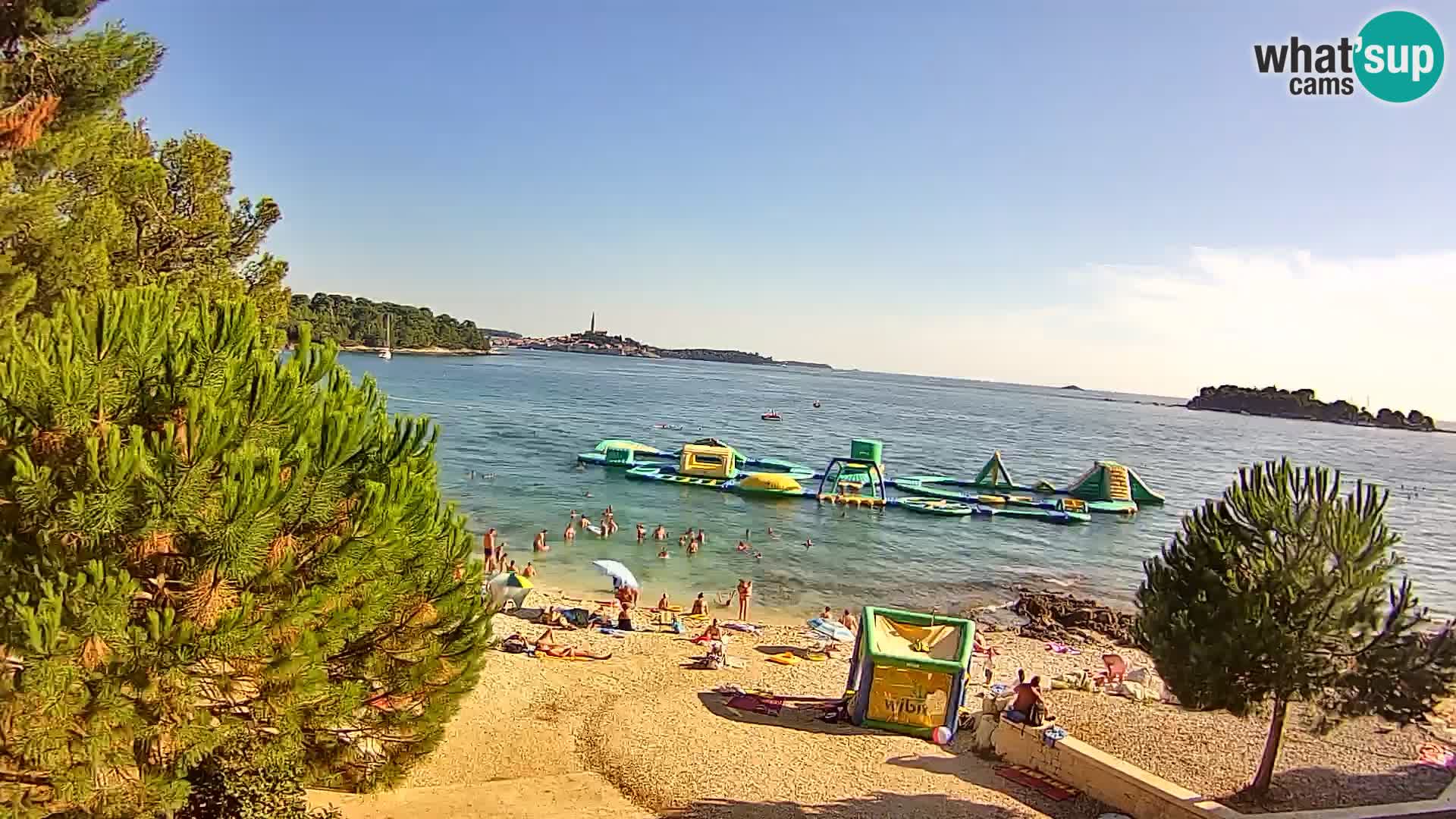 Camera en vivo Borik playa Rovinj – Istria