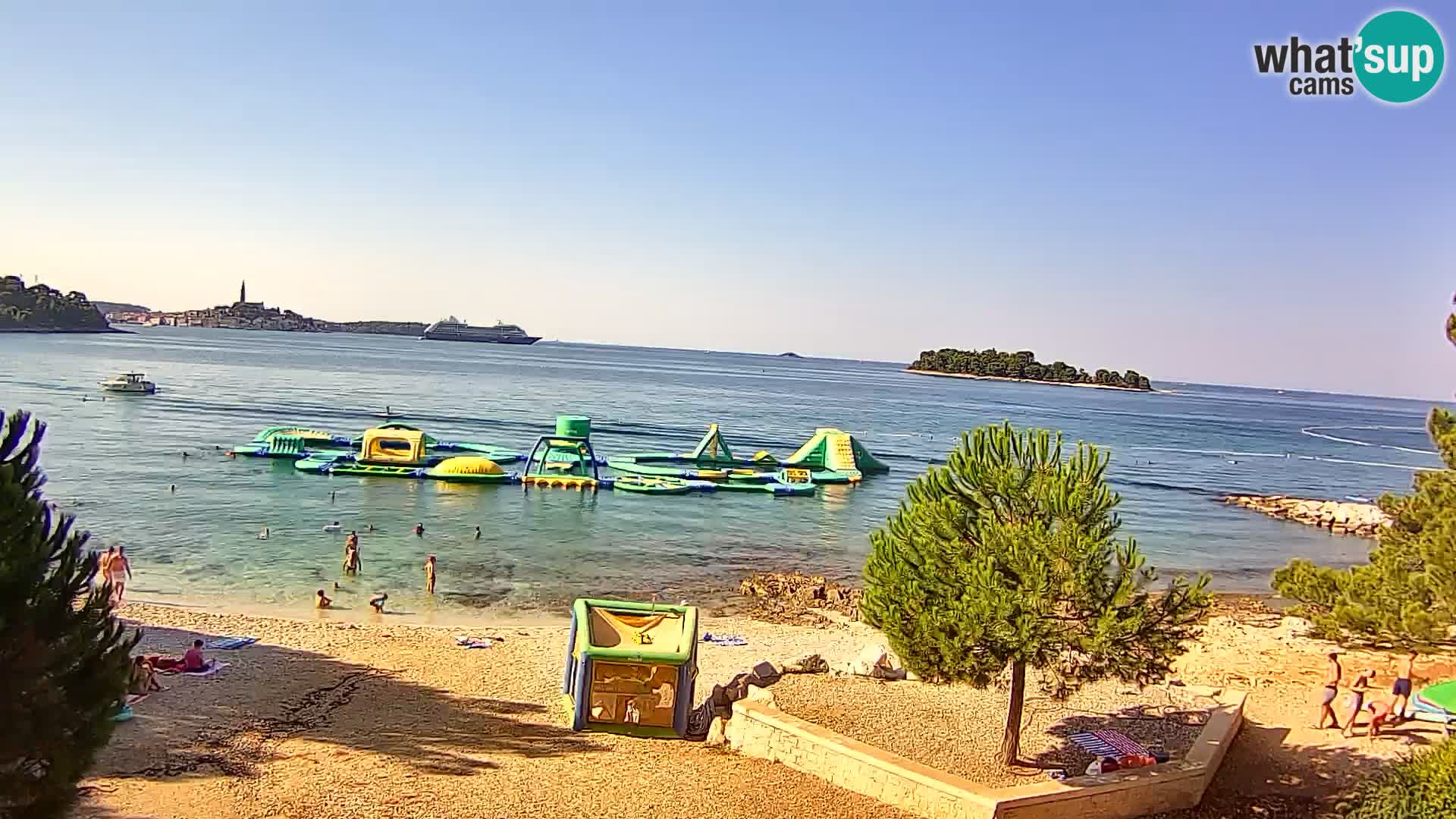 Web kamera Borik plaža Rovinj – Istra