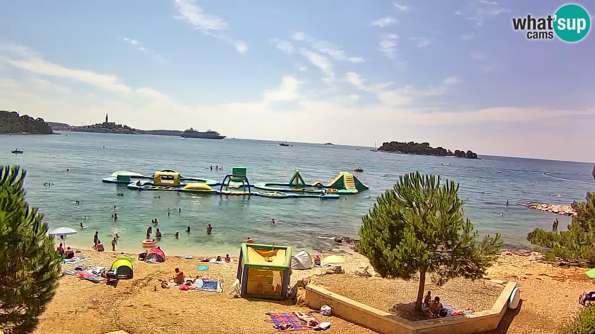 Camera en vivo Borik playa Rovinj – Istria