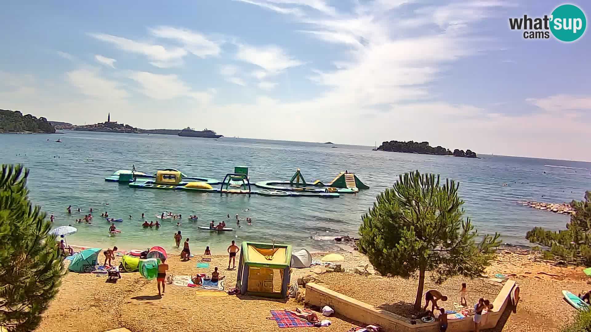 Camera en vivo Borik playa Rovinj – Istria