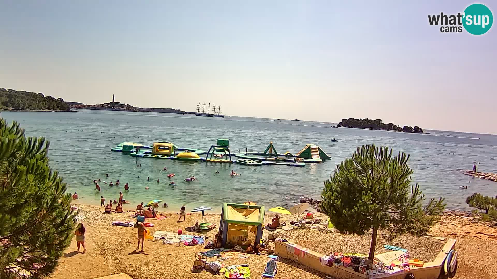 Camera en vivo Borik playa Rovinj – Istria