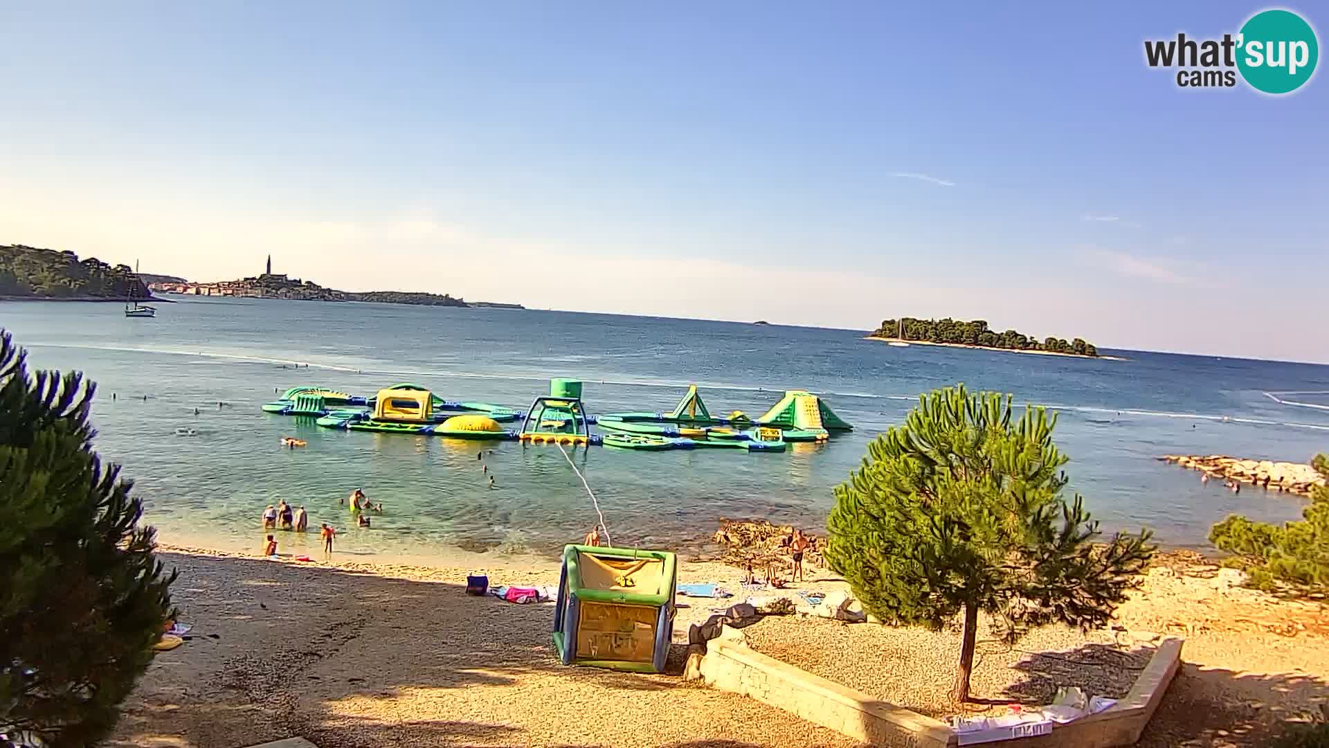 Camera en vivo Borik playa Rovinj – Istria