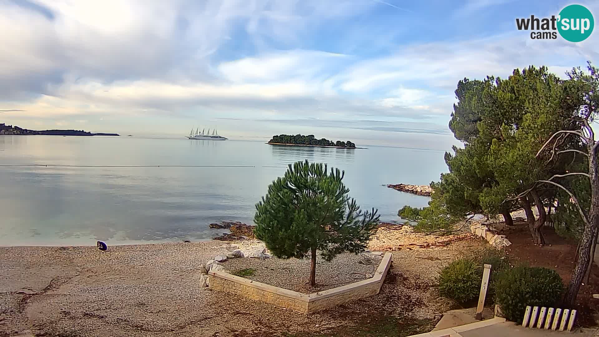 Livecam Borik plage Rovinj – Istrie