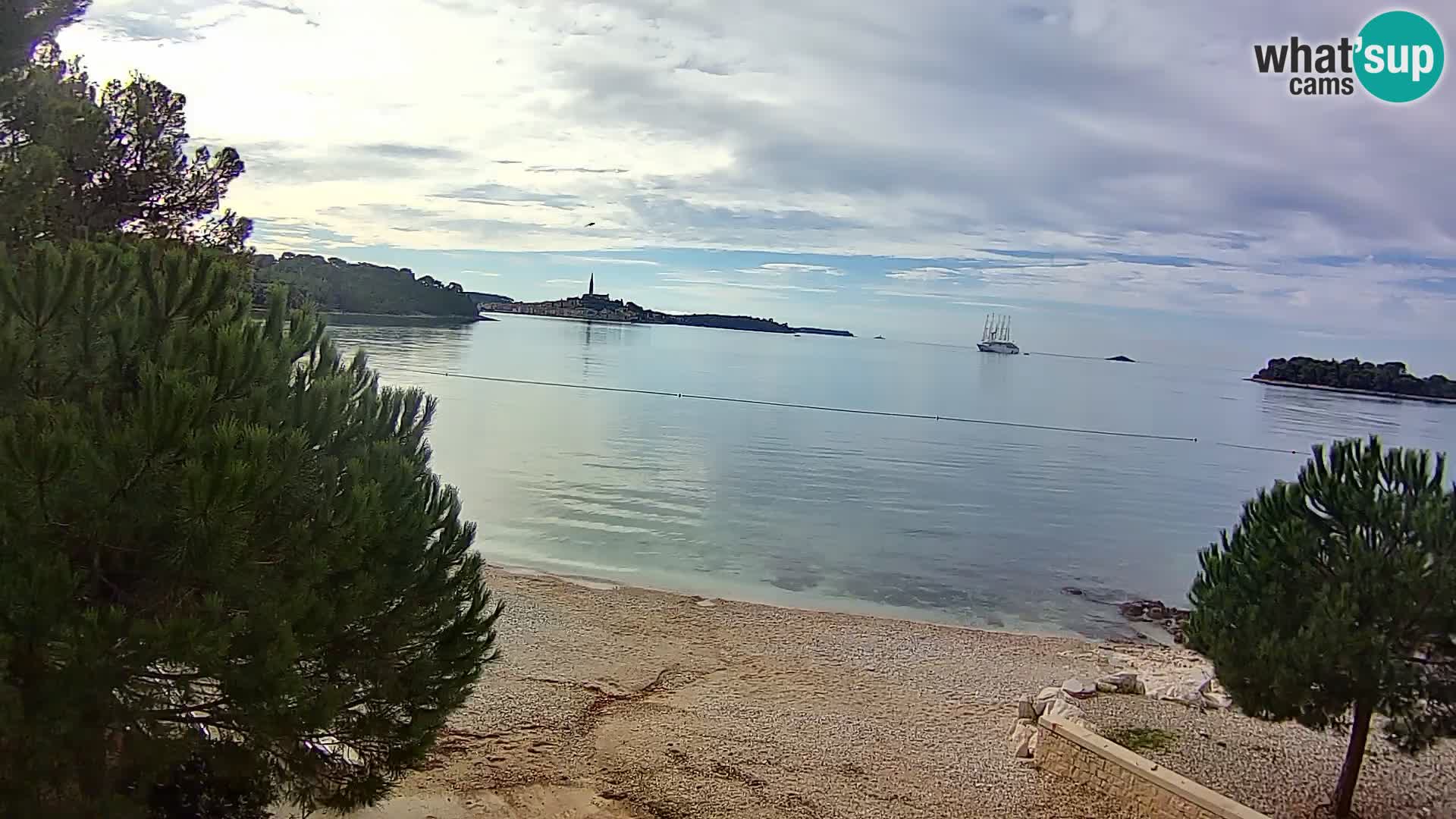 Camera en vivo Borik playa Rovinj – Istria