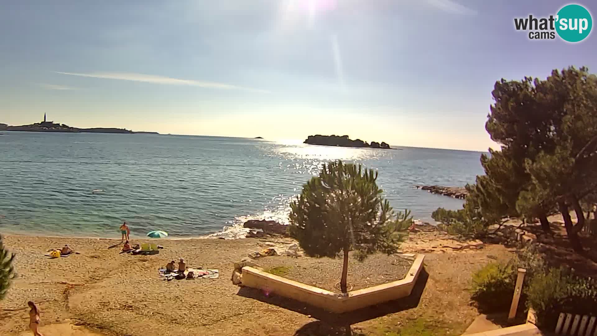Web kamera Borik plaža Rovinj – Istra