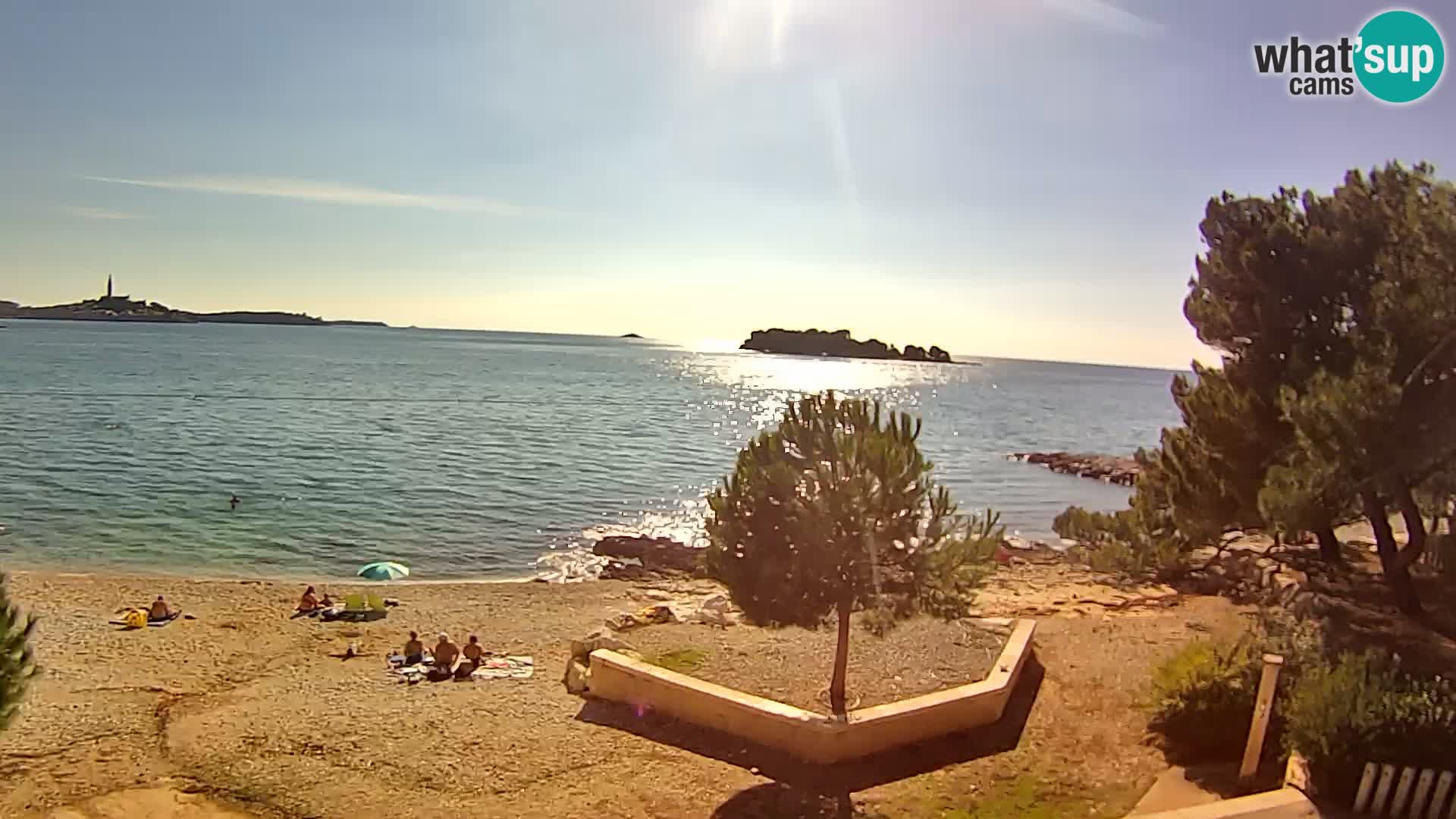 Web kamera Borik plaža Rovinj – Istra