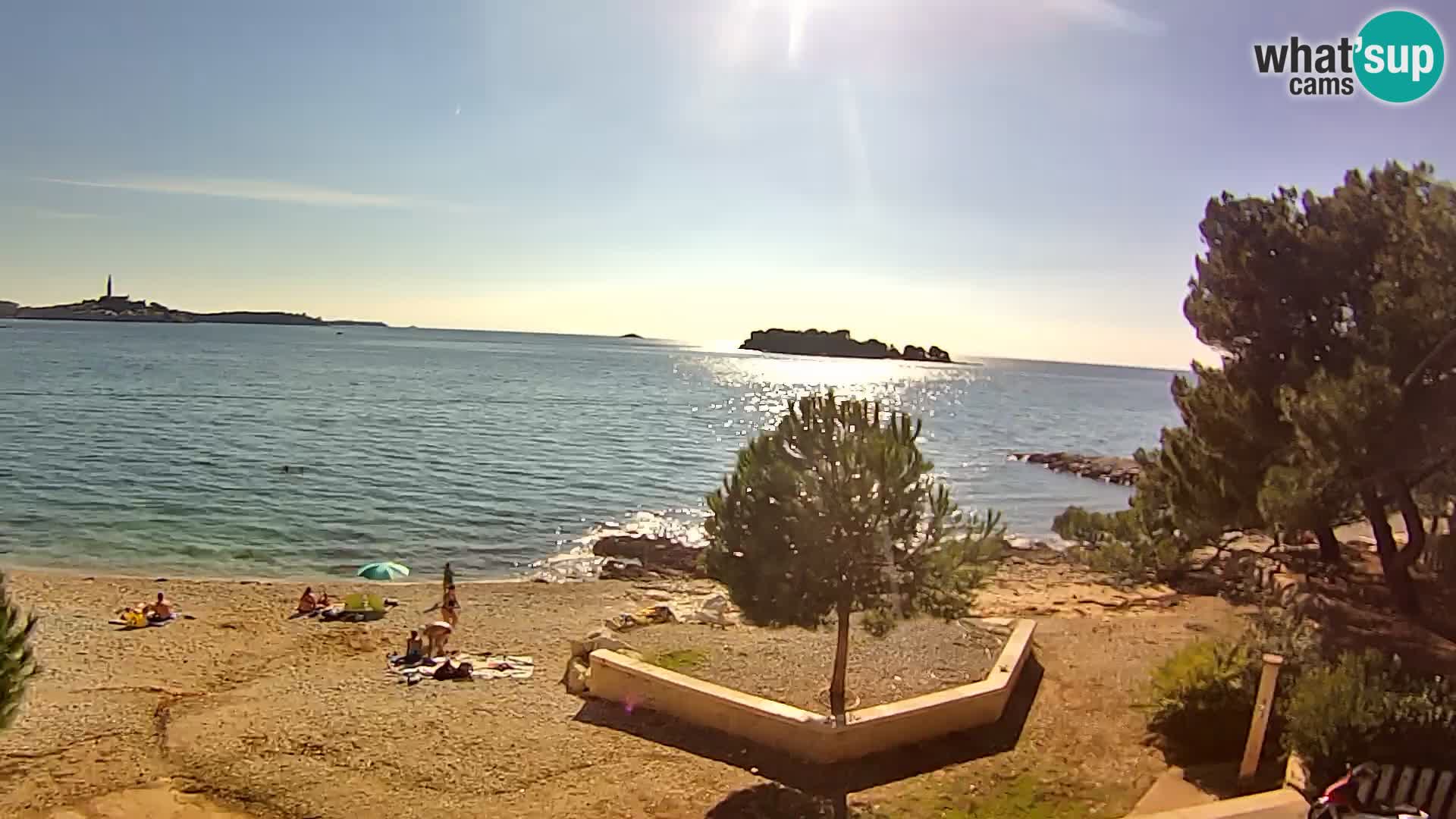 Web kamera Borik plaža Rovinj – Istra