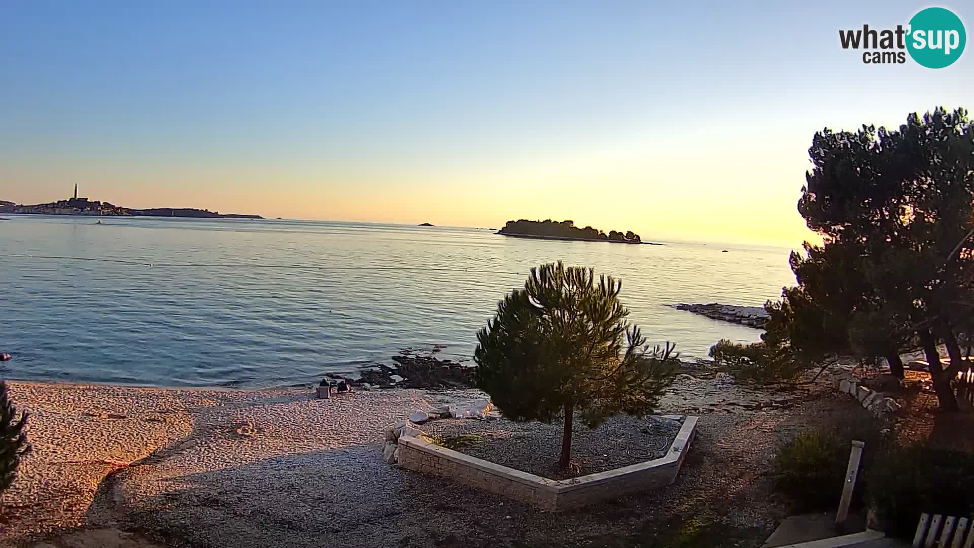Webcam Spiaggia Borik a Rovigno – Istria