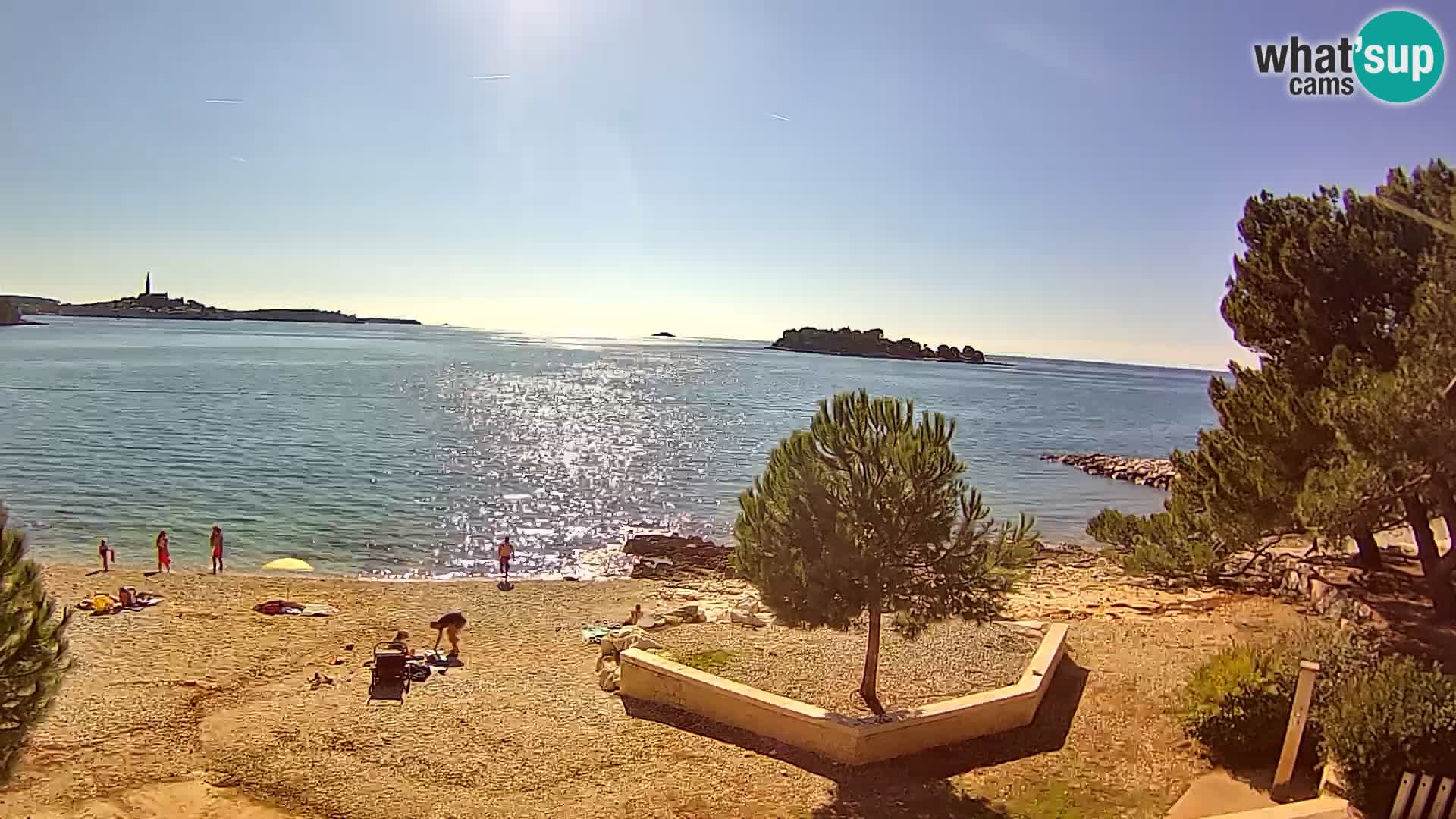 Camera en vivo Borik playa Rovinj – Istria
