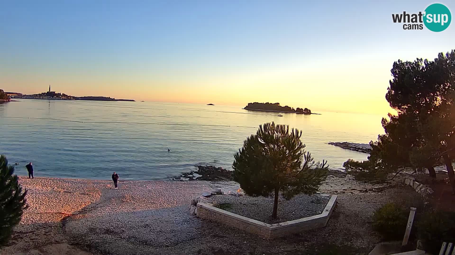 Webcam Spiaggia Borik a Rovigno – Istria