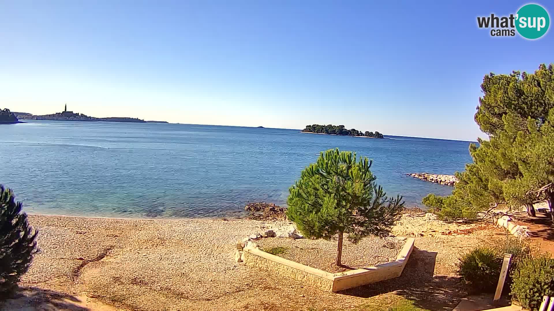 Livecam Borik plage Rovinj – Istrie