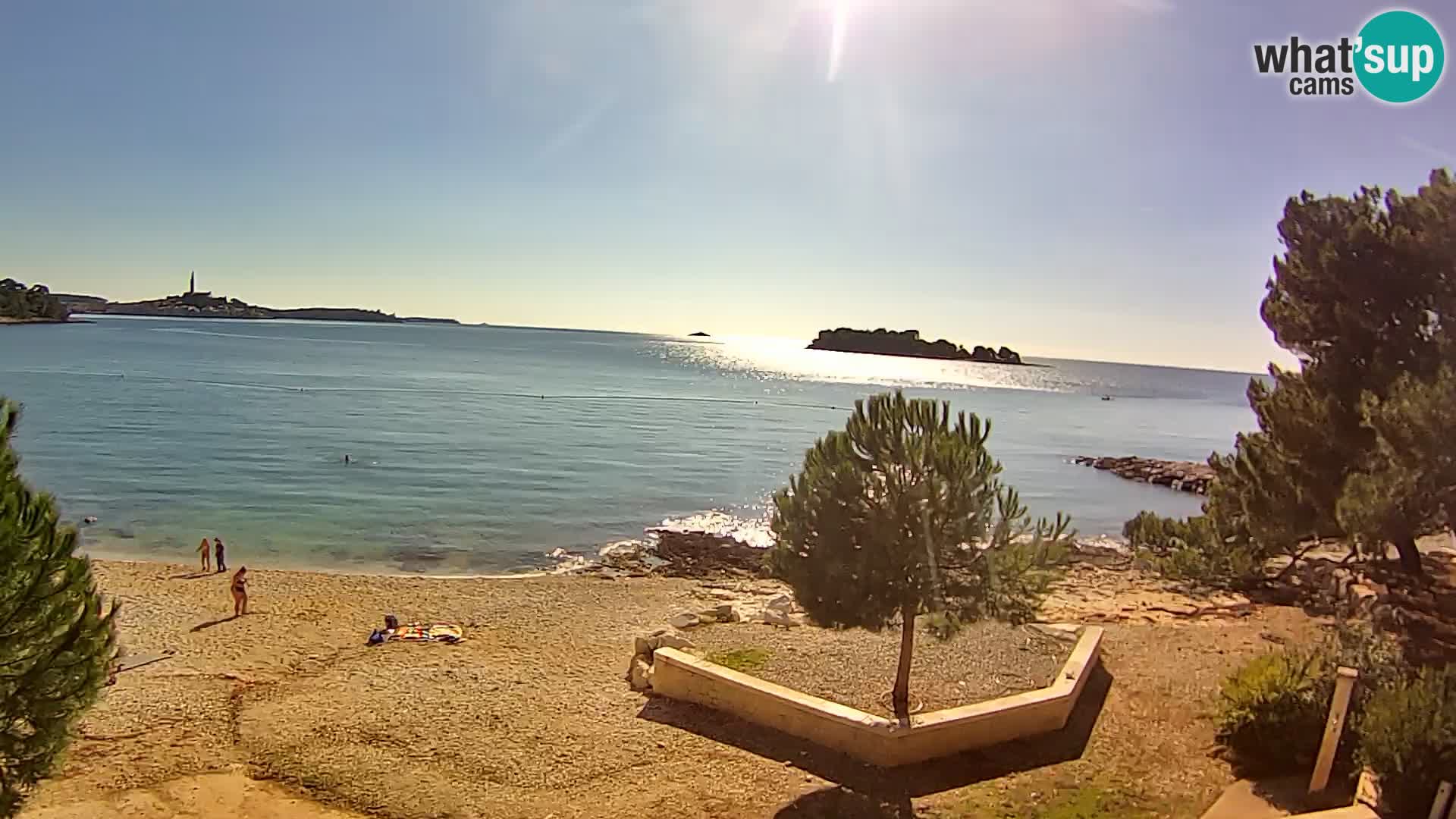 Camera en vivo Borik playa Rovinj – Istria