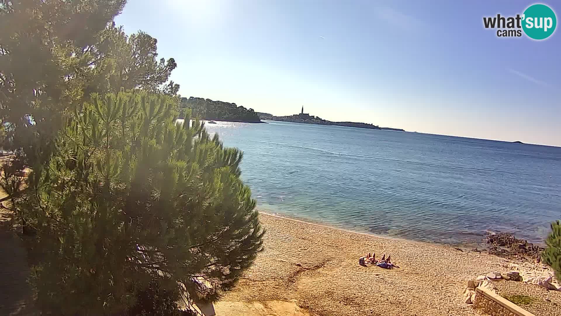 Webcam Spiaggia Borik a Rovigno – Istria