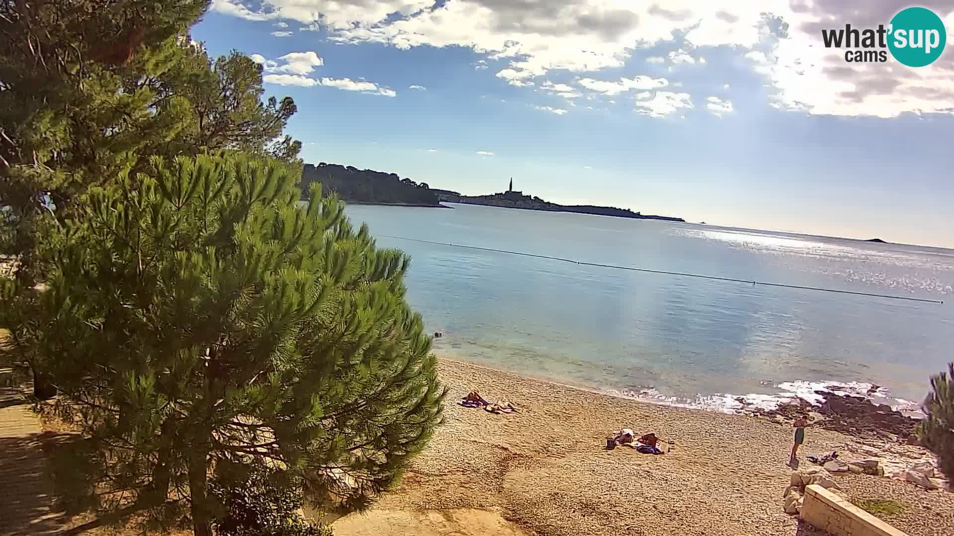 Webcam Spiaggia Borik a Rovigno – Istria