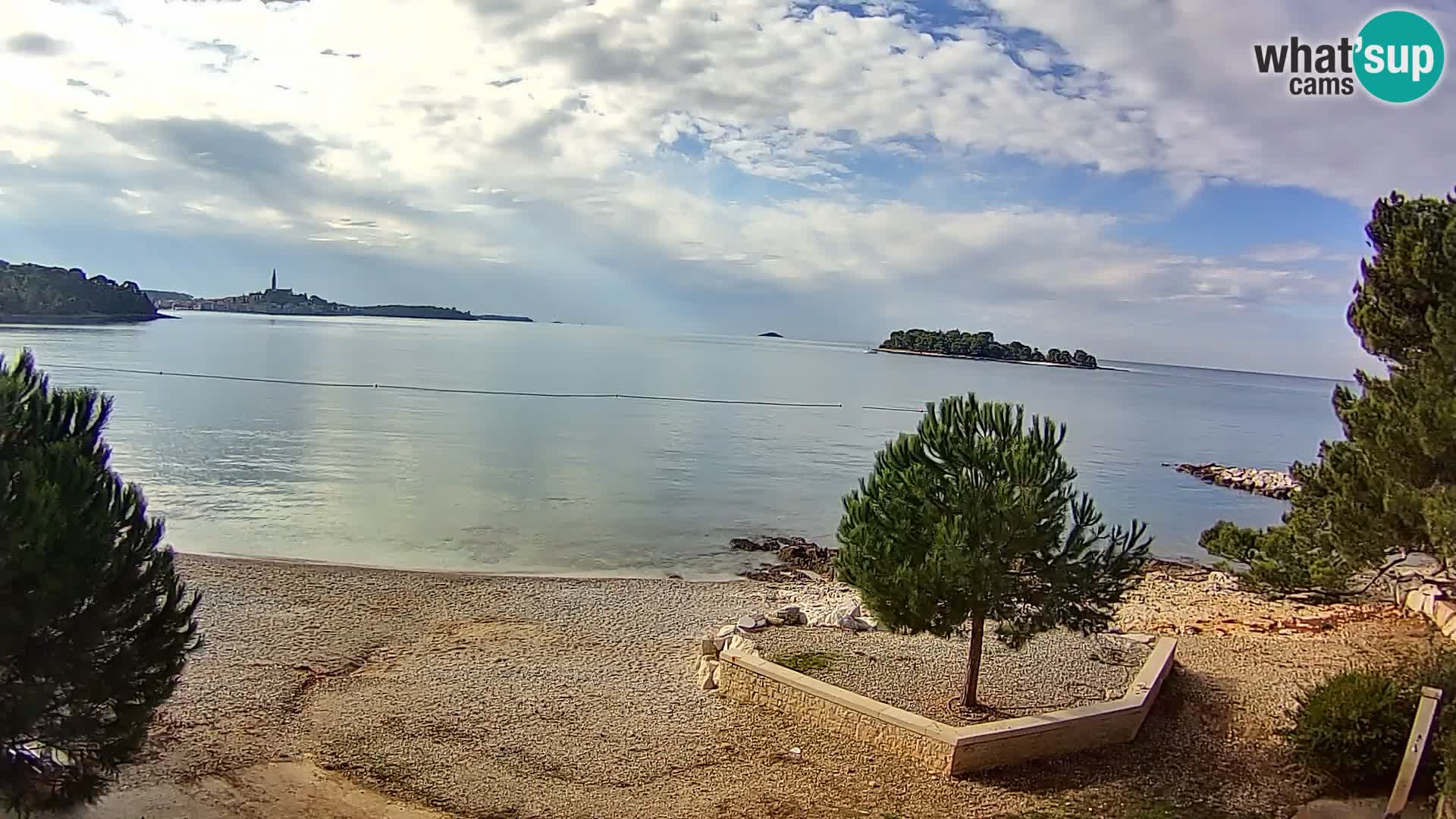 Spletna kamera plaža Borik Rovinj