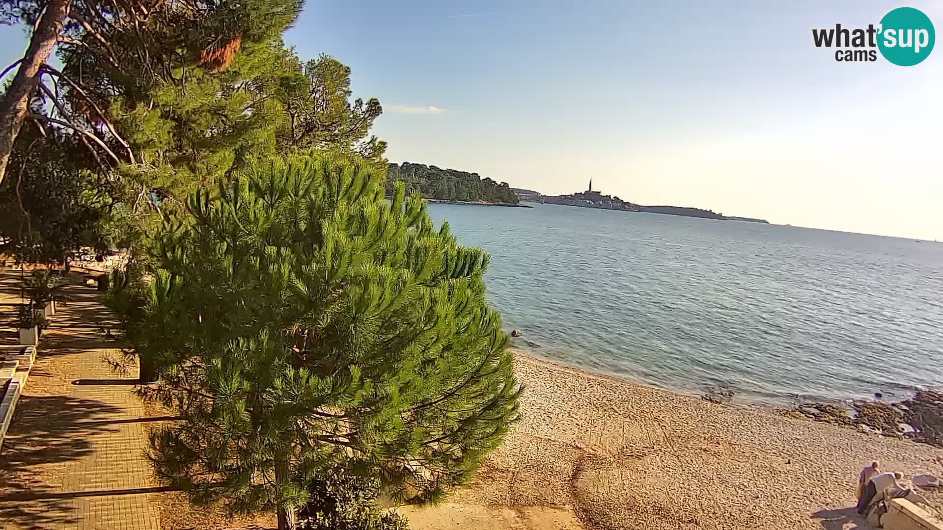 Spletna kamera plaža Borik Rovinj