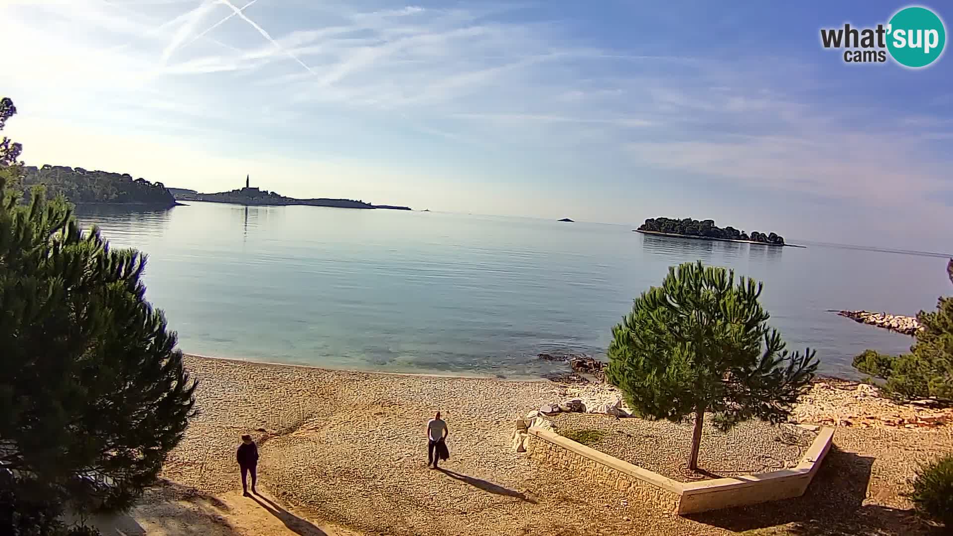 Spletna kamera plaža Borik Rovinj