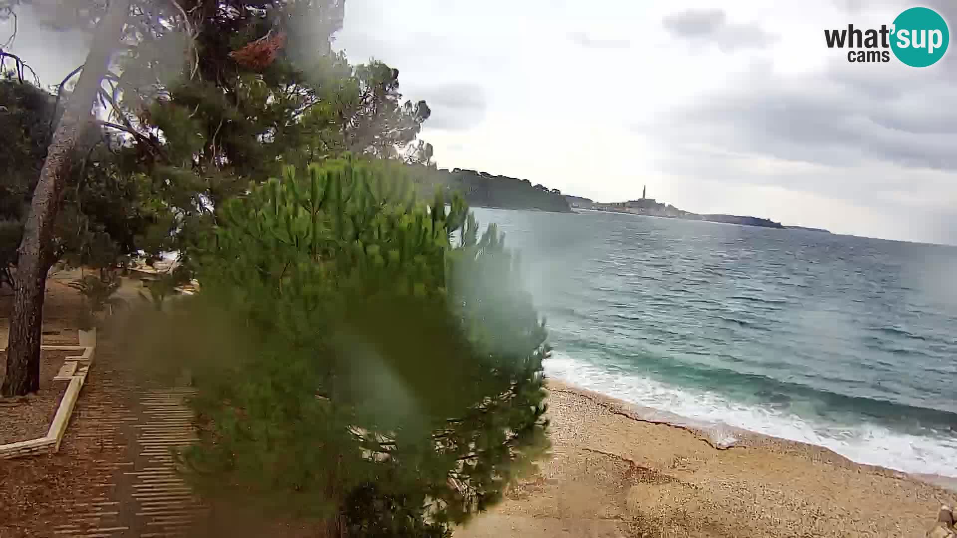 Spletna kamera plaža Borik Rovinj