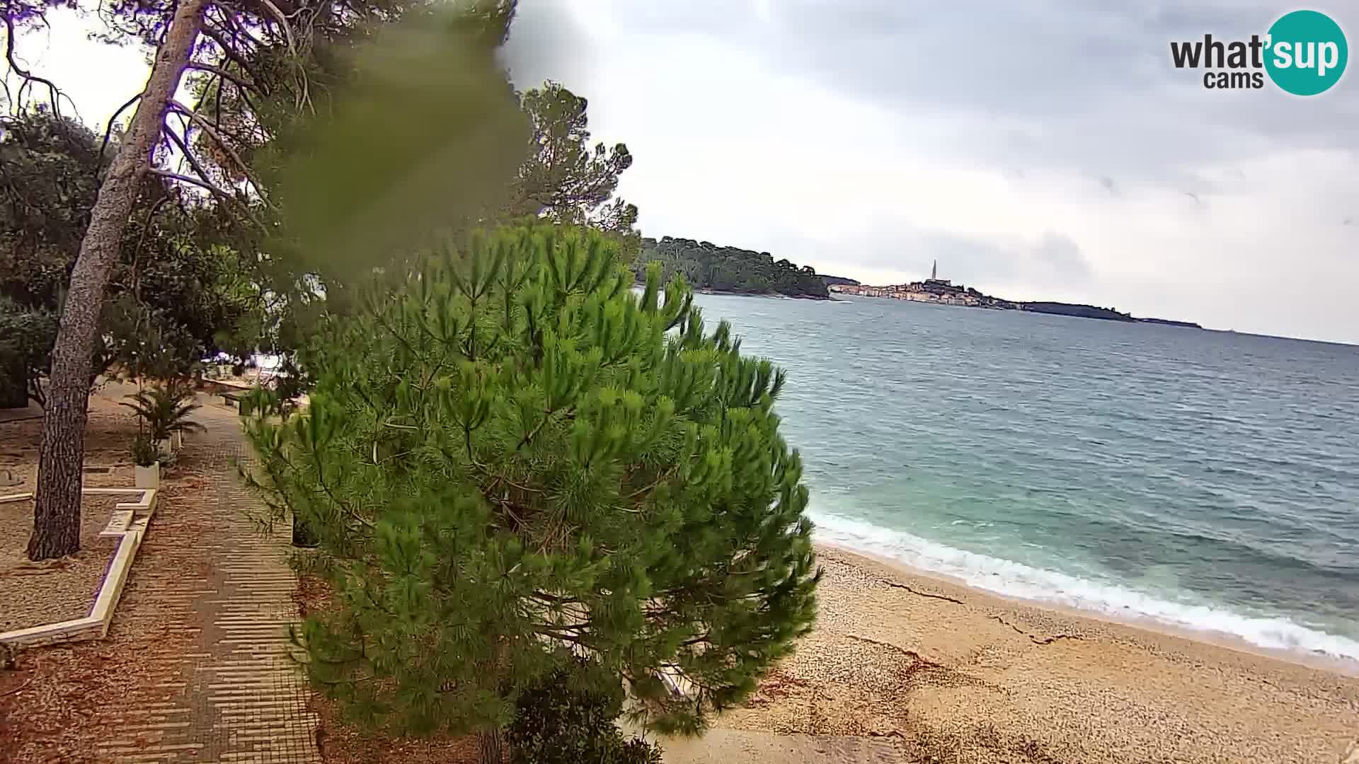 Spletna kamera plaža Borik Rovinj