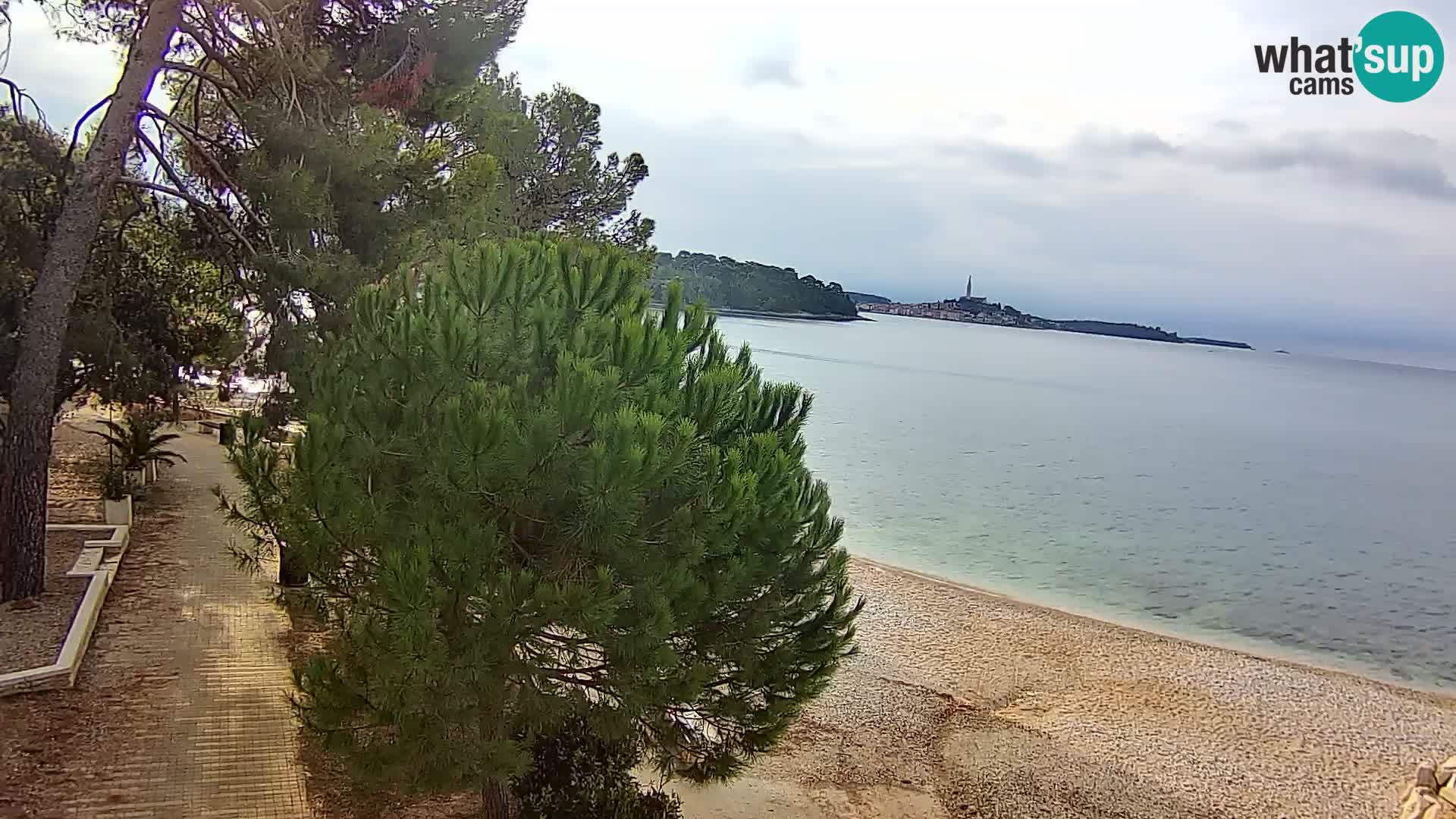 Spletna kamera plaža Borik Rovinj