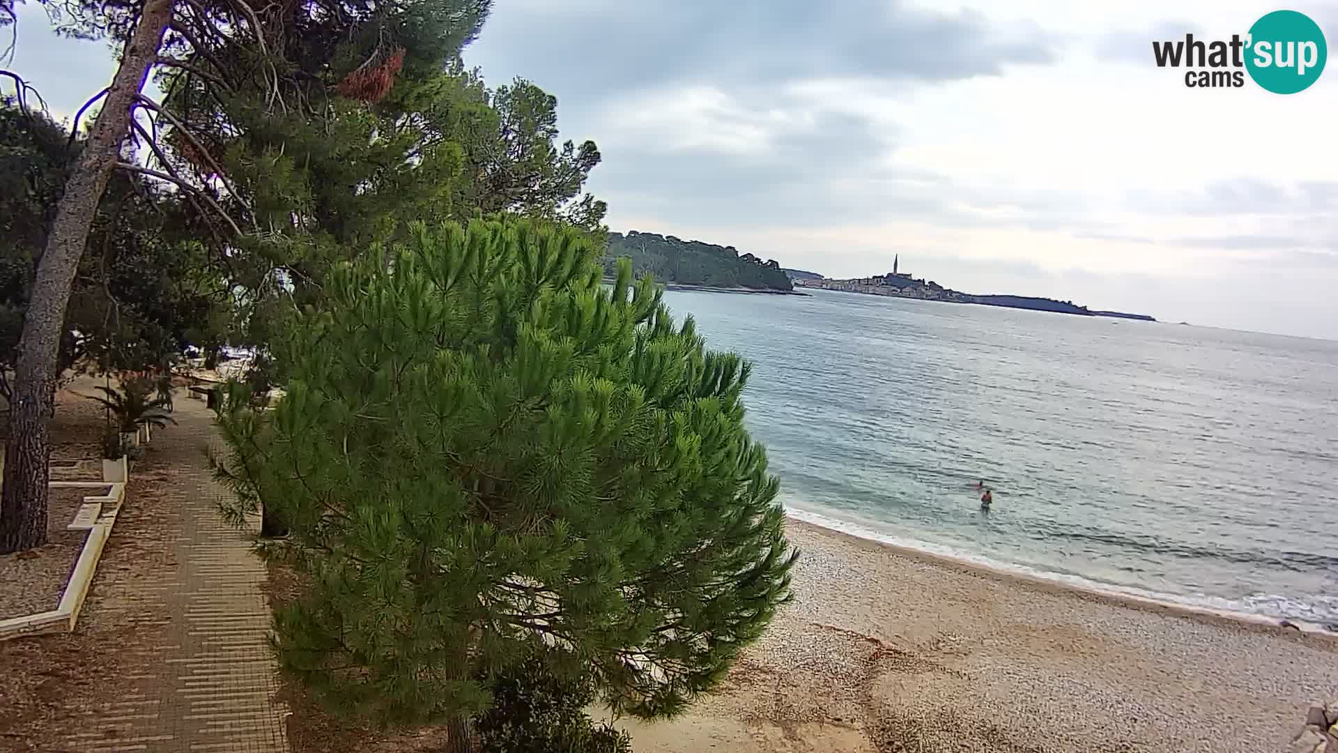 Spletna kamera plaža Borik Rovinj