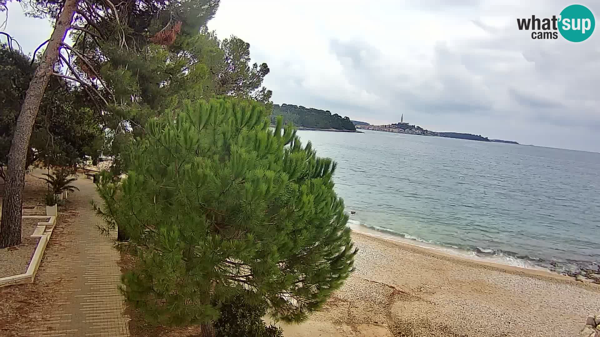 Camera en vivo Borik playa Rovinj – Istria