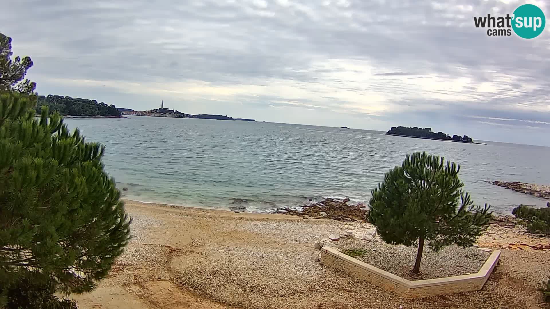 Spletna kamera plaža Borik Rovinj