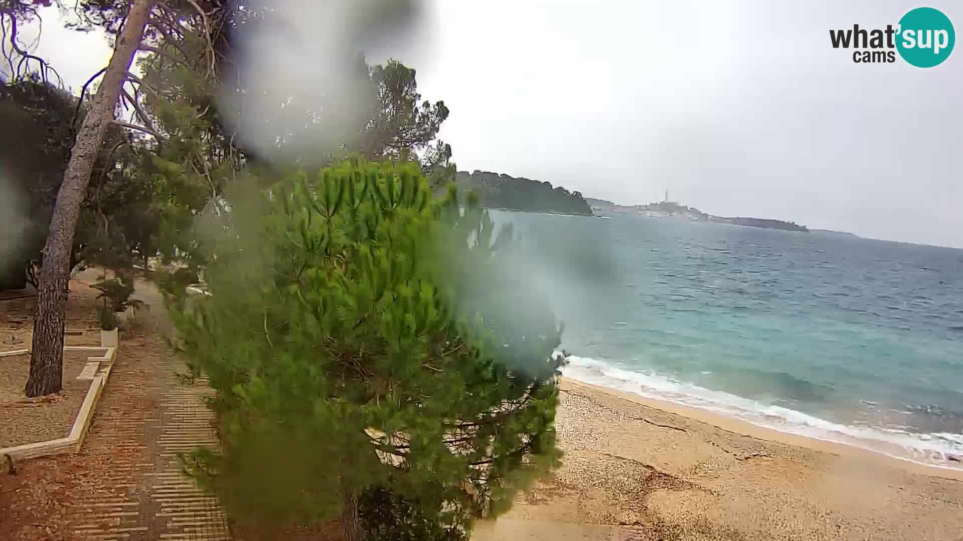 Spletna kamera plaža Borik Rovinj
