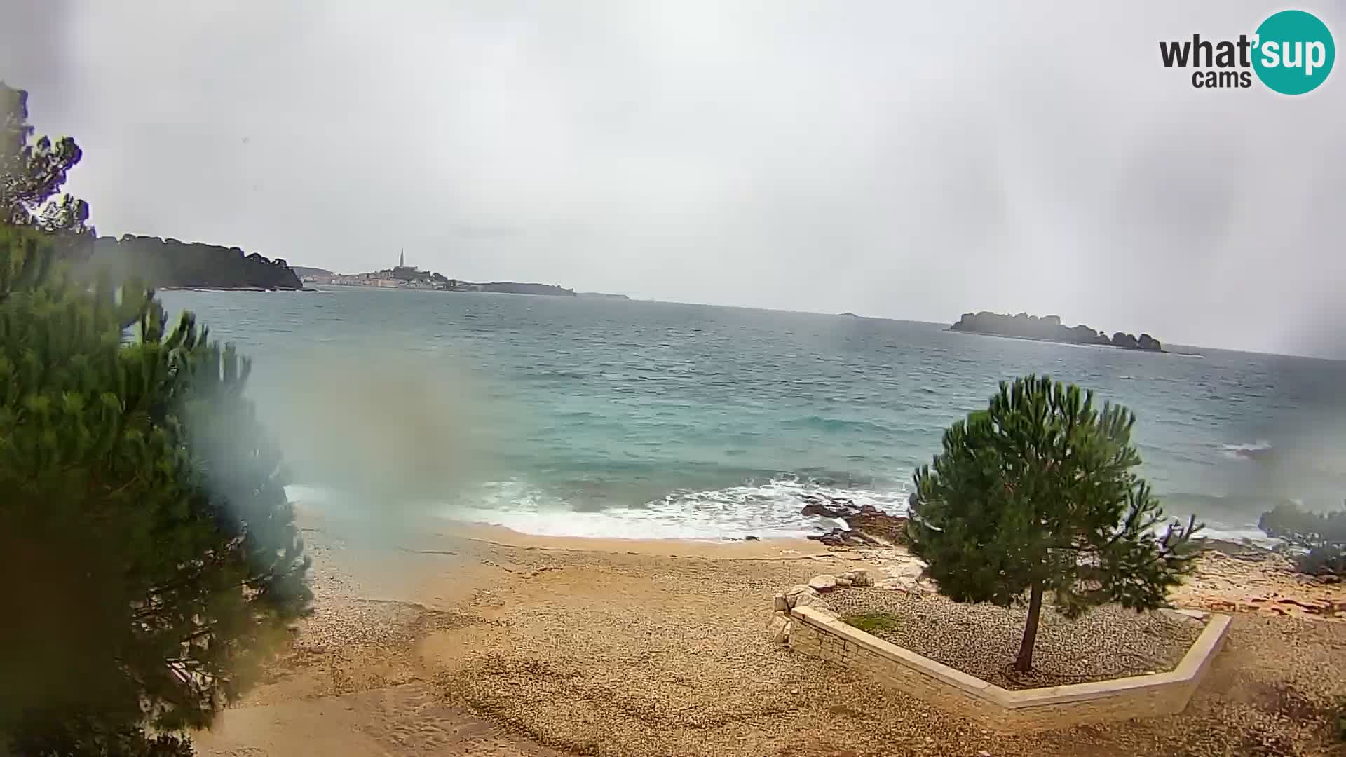Spletna kamera plaža Borik Rovinj