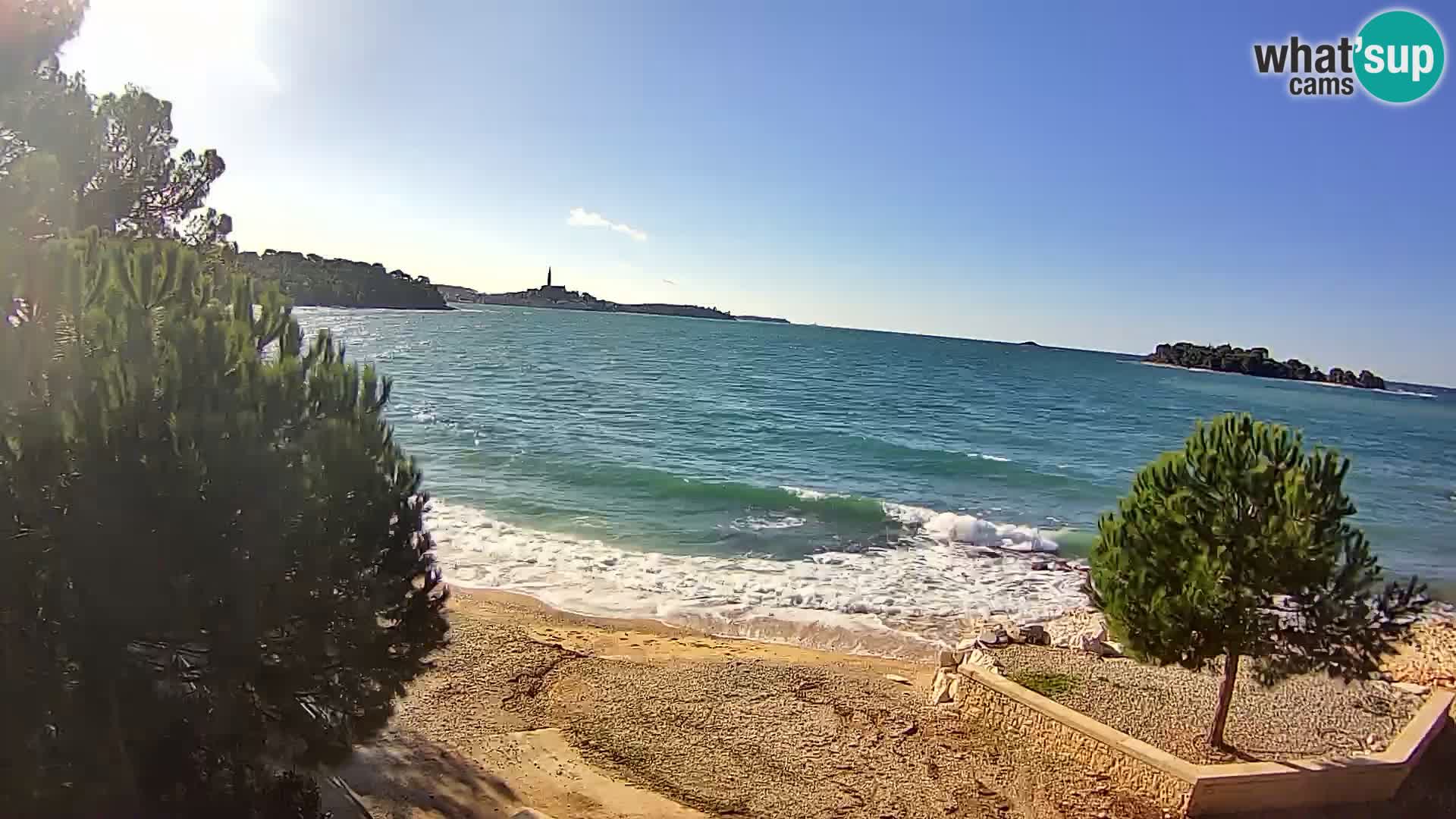 Camera en vivo Borik playa Rovinj – Istria