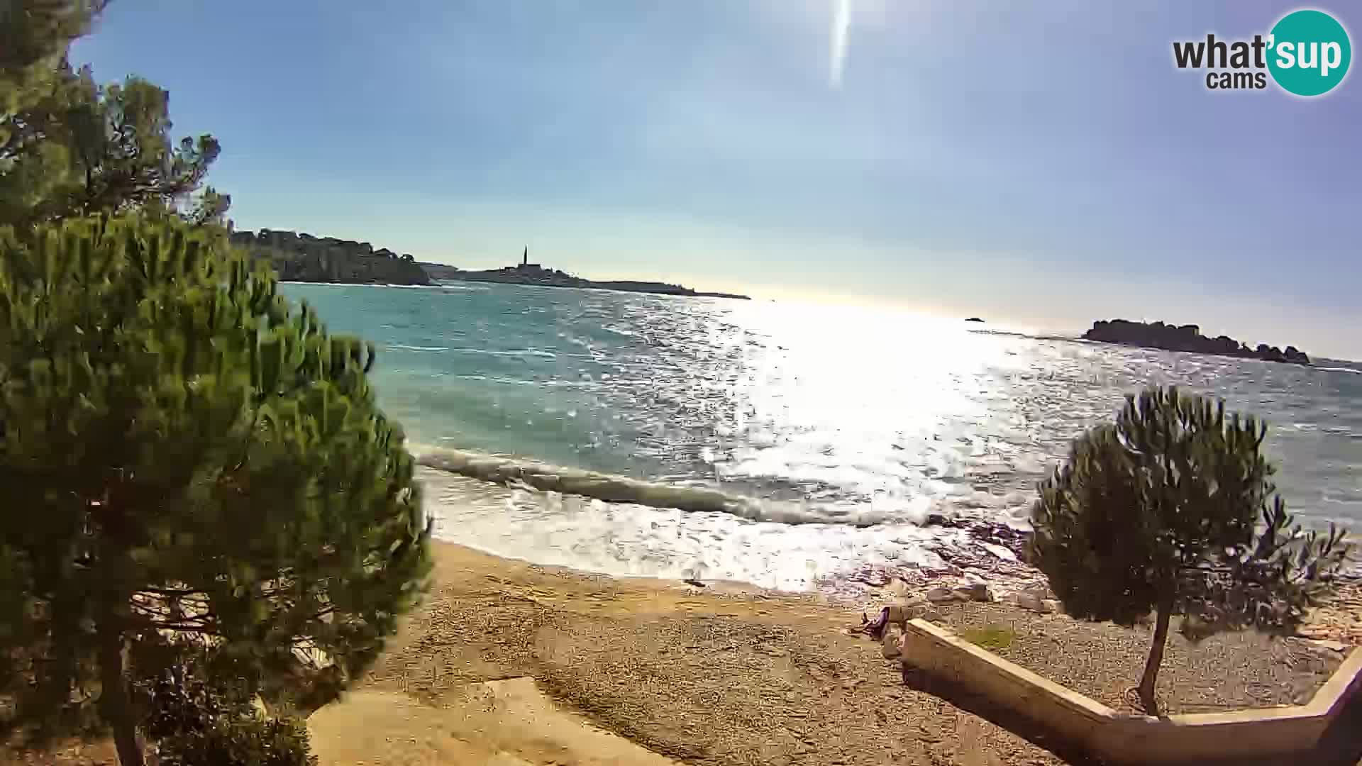 Webcam Spiaggia Borik a Rovigno – Istria