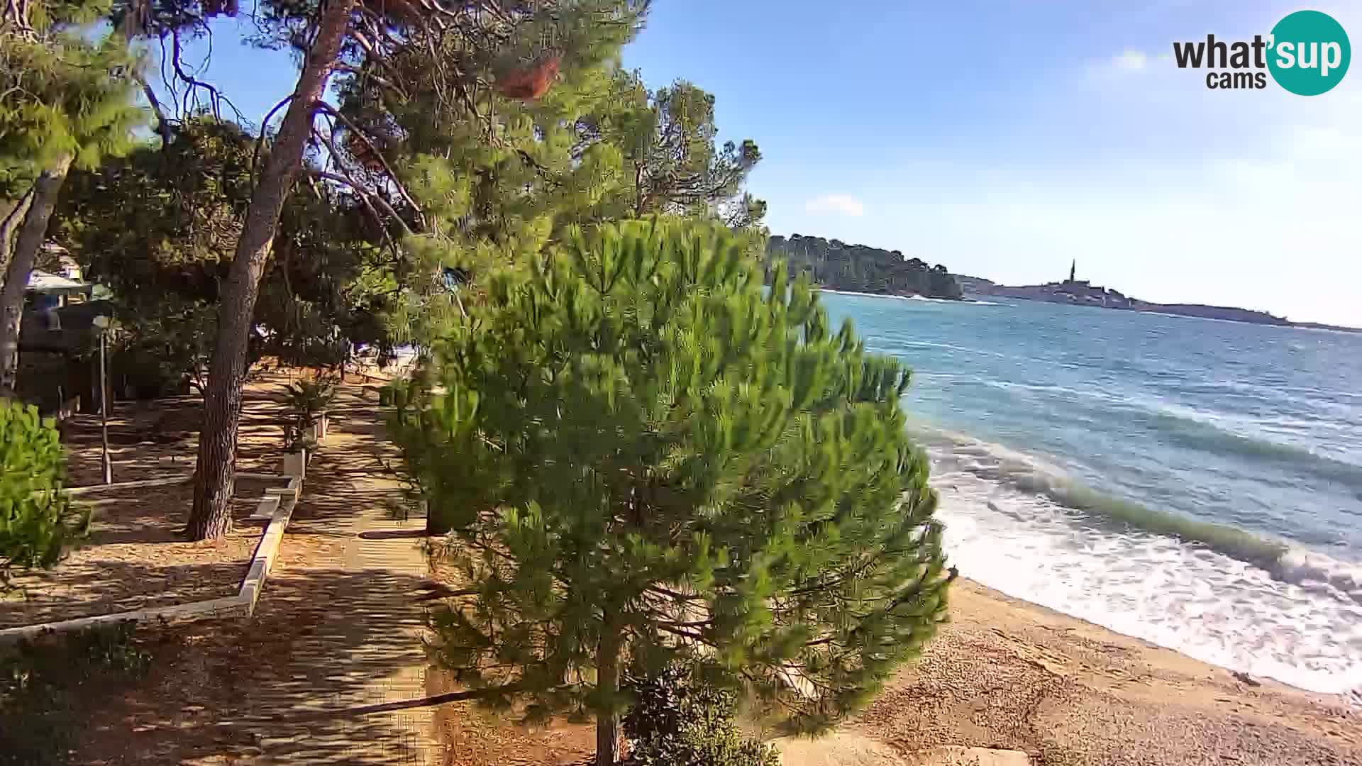 Spletna kamera plaža Borik Rovinj